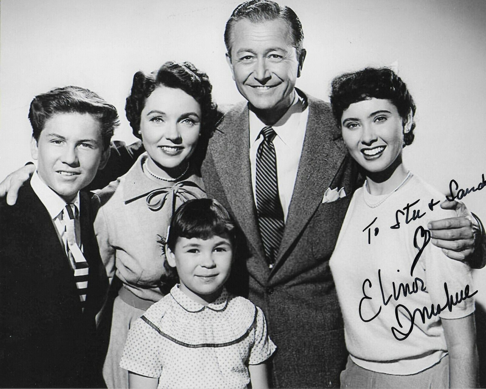 Elinor Donahue Father Knows Best 8X10 (Signature personalized to Stu & Sandy)