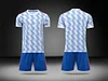 24/25 Season Men's Soccer Jersey Suit Set New Model Designs for Adults and Children Polyester Club Football Wear