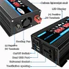 Dual LCD Digital Display Power Inverter Modified Sine Wave Car Charger Converter
