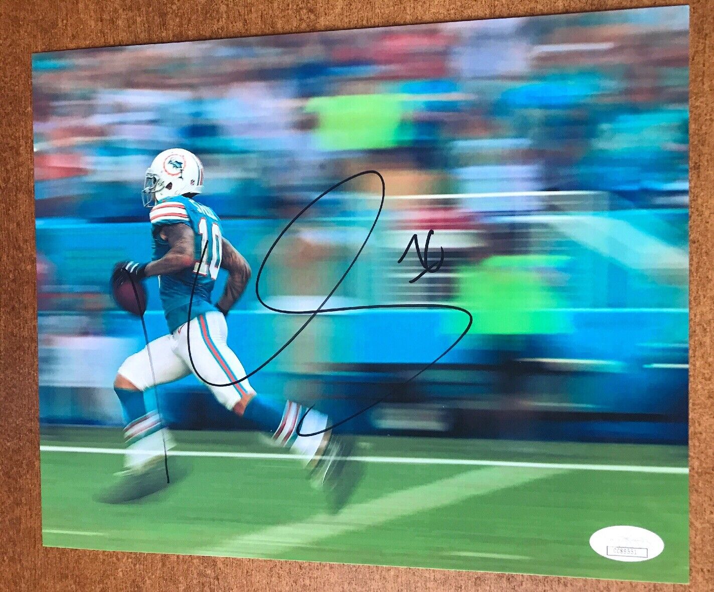 Kenny Stills Signed 8x10 Miami Dolphins Photo Poster painting JSA COA Autographed