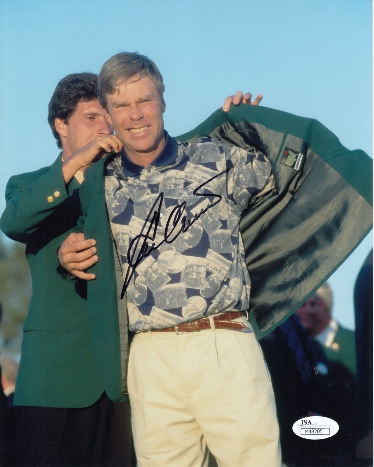 Ben Crenshaw 84 Masters #1 8x10 Signed Photo Poster painting W/JSA Golf 090918