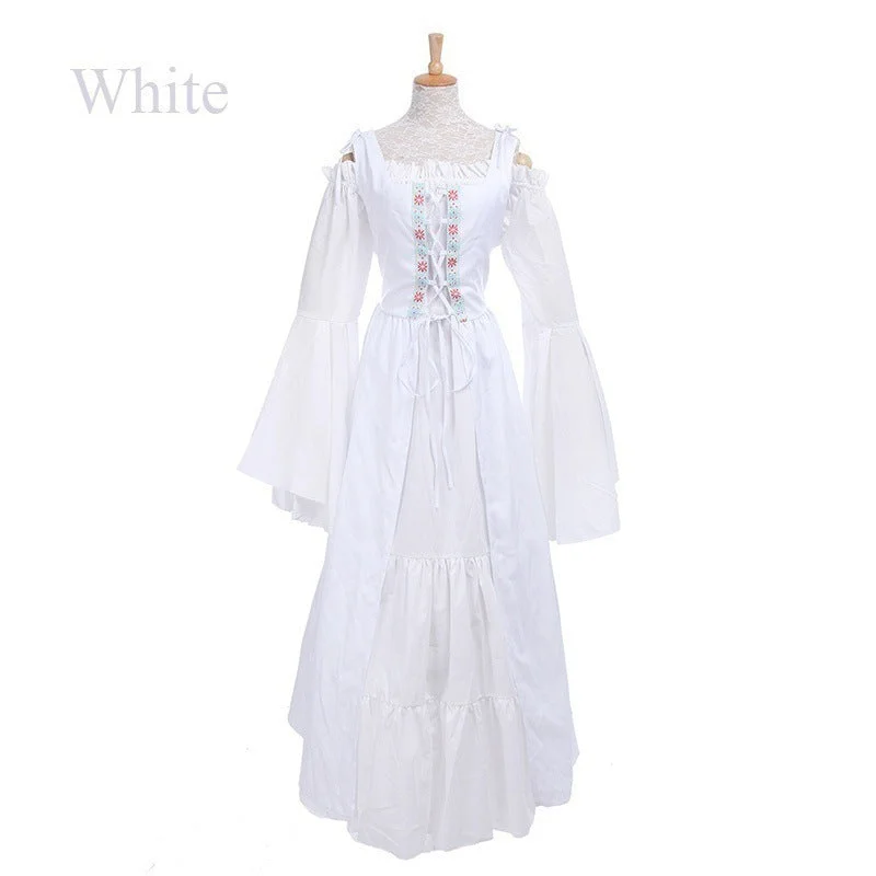 Brownm Collar Basic Model Tied Waist Retro Dress