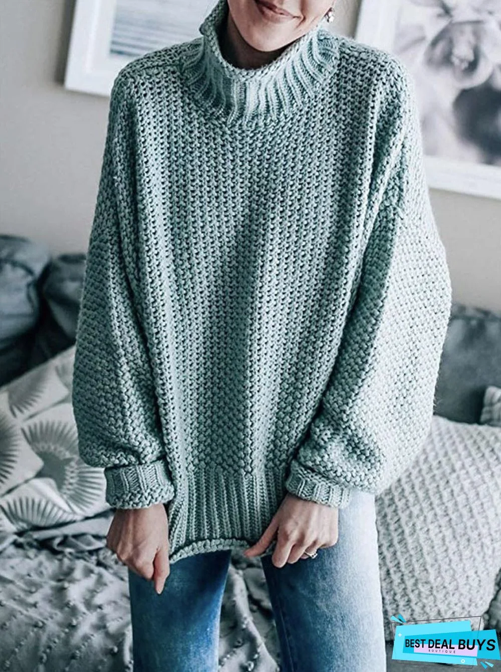 Autumn and Winter New Knitwear Women's Turtleneck Pullover