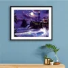 Sea Lighthouse View  | Full Round Diamond Painting Kits
