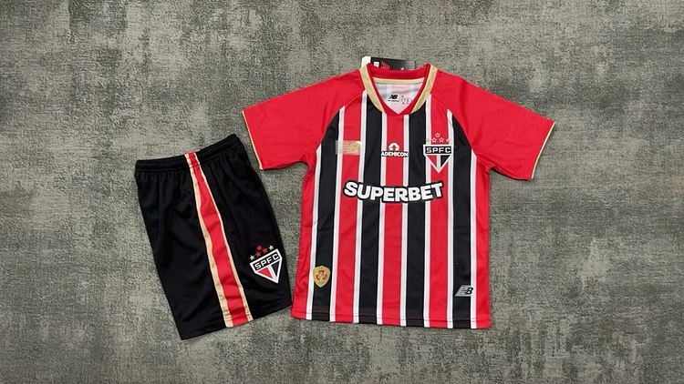 2025-26 Sao Paulo Away - Fan Edition - Kids Kit
