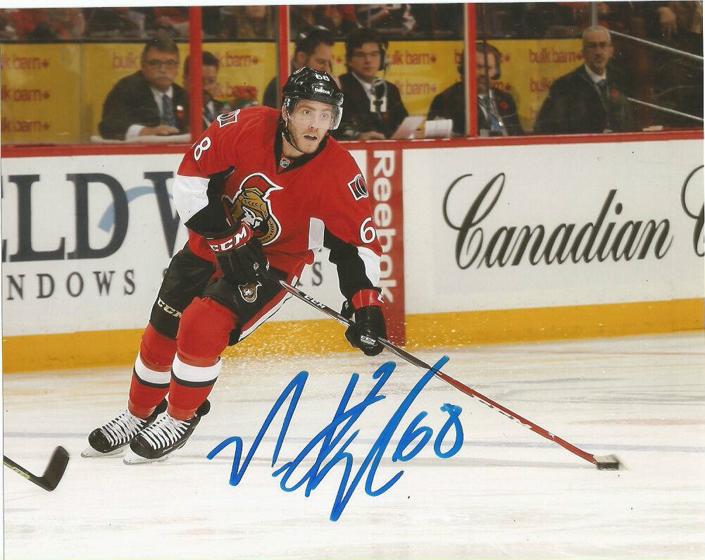 Ottawa Senators Mike Hoffman Signed Autographed 8x10 Photo Poster painting COA