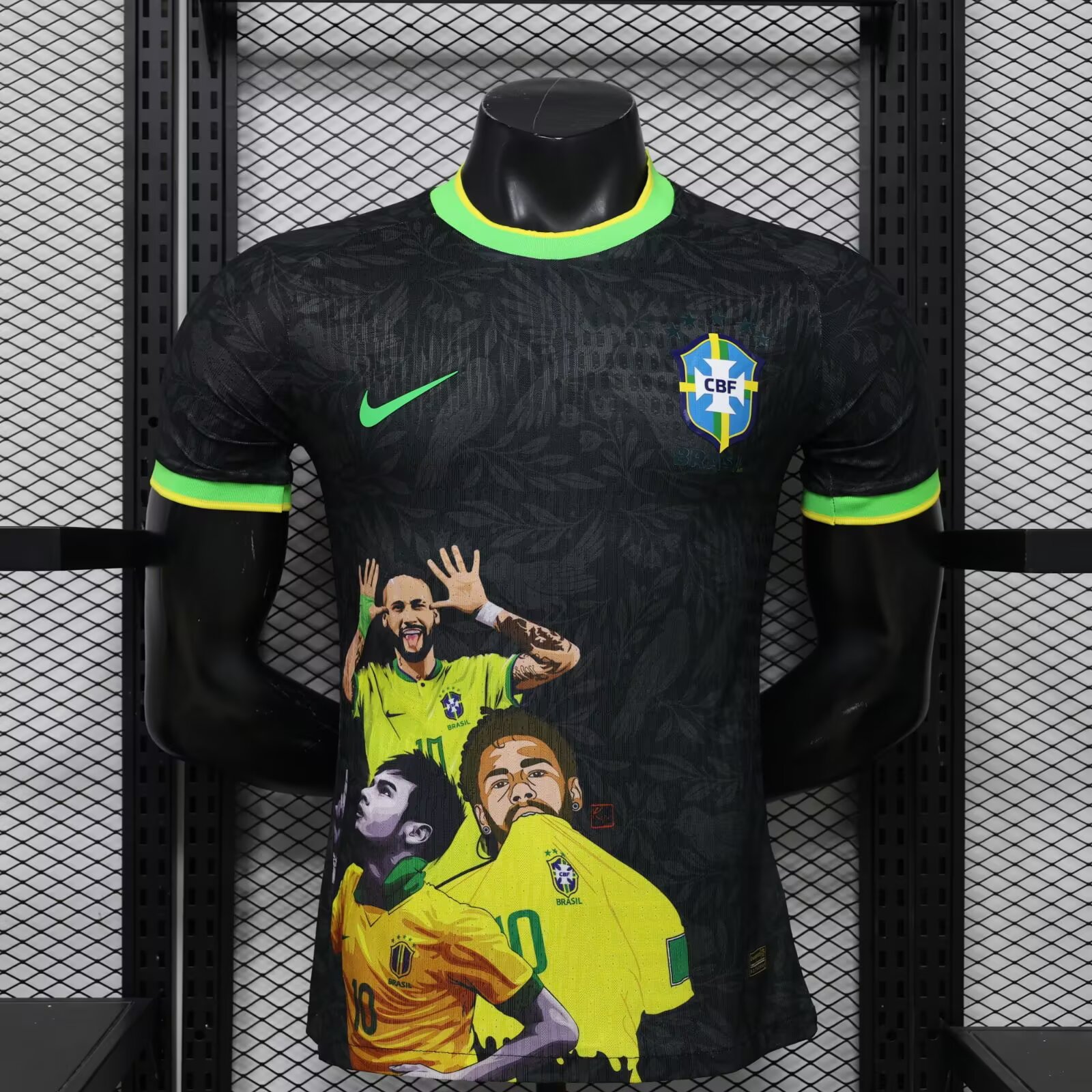 2026 Player Version Brazil Special Edition Football Jersey（The player version jersey is a bit tight, please pay attention to the size selection）
