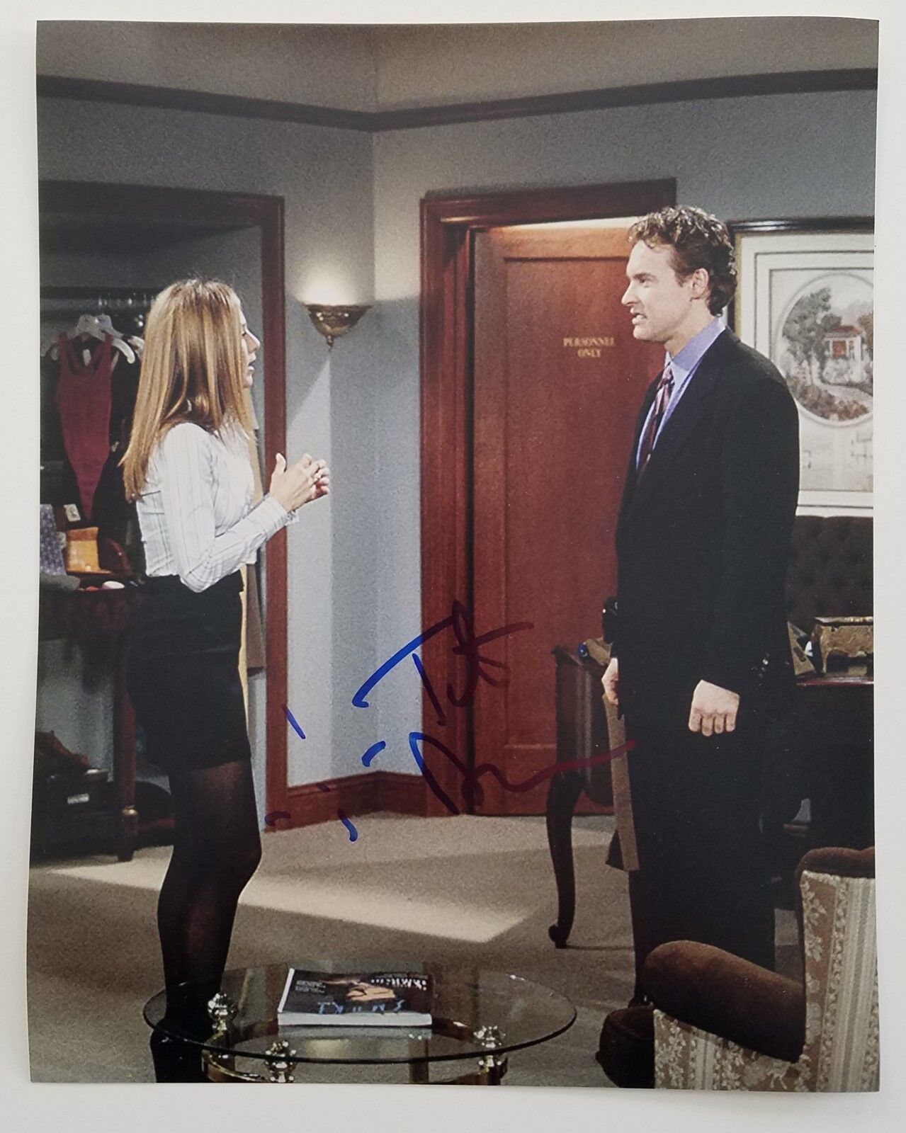 Tate Donovan Signed Friends 8x10 Photo Poster painting Disney Voice Actor Argo Hercules RAD