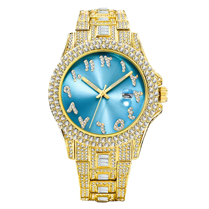 Artificial Diamonds Watch #1399