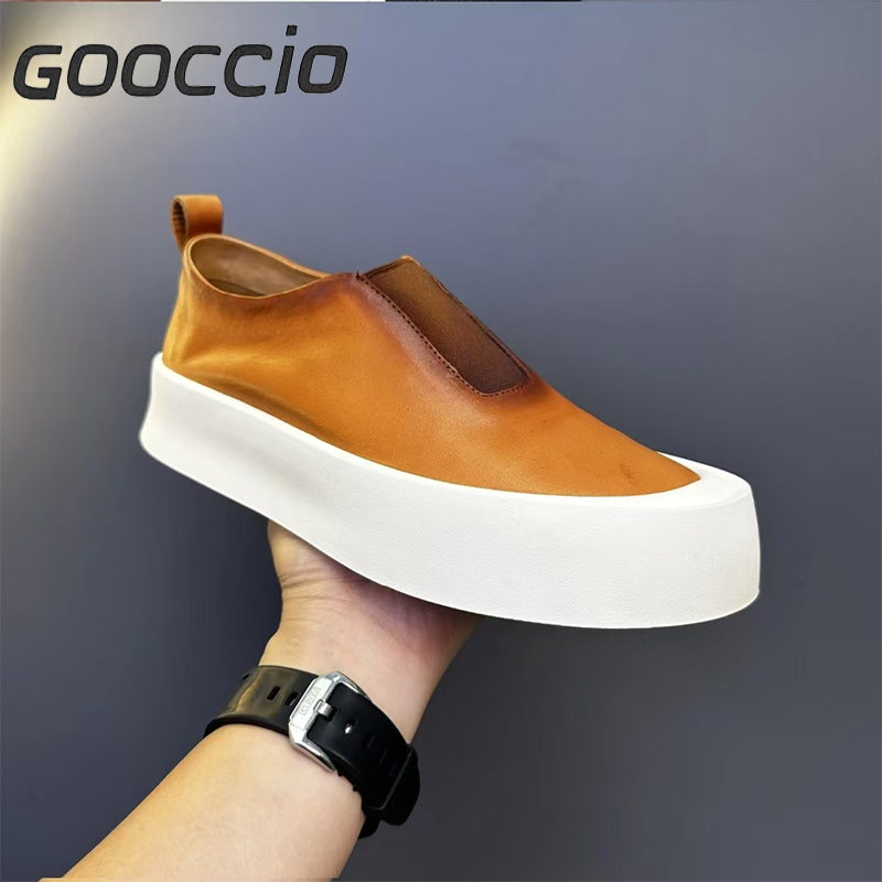 BC183 Cowhide Casual Shoes/Loafer Shoes For Men  GOOCCIO   