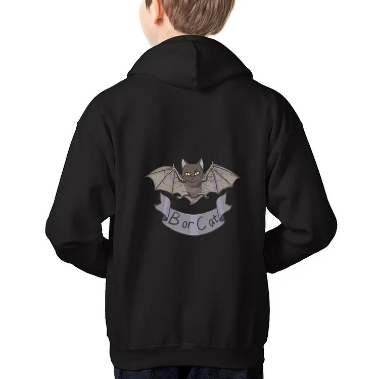 Children's Hoodie Halloween Bat Cat