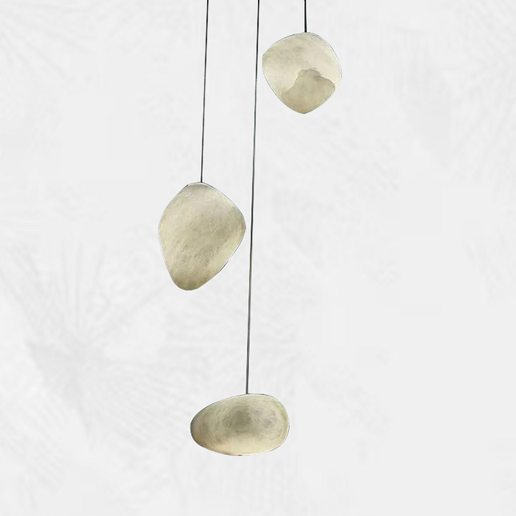 Culoud Modern Alabaster Chandelier Natural Stone Pendant Lamp