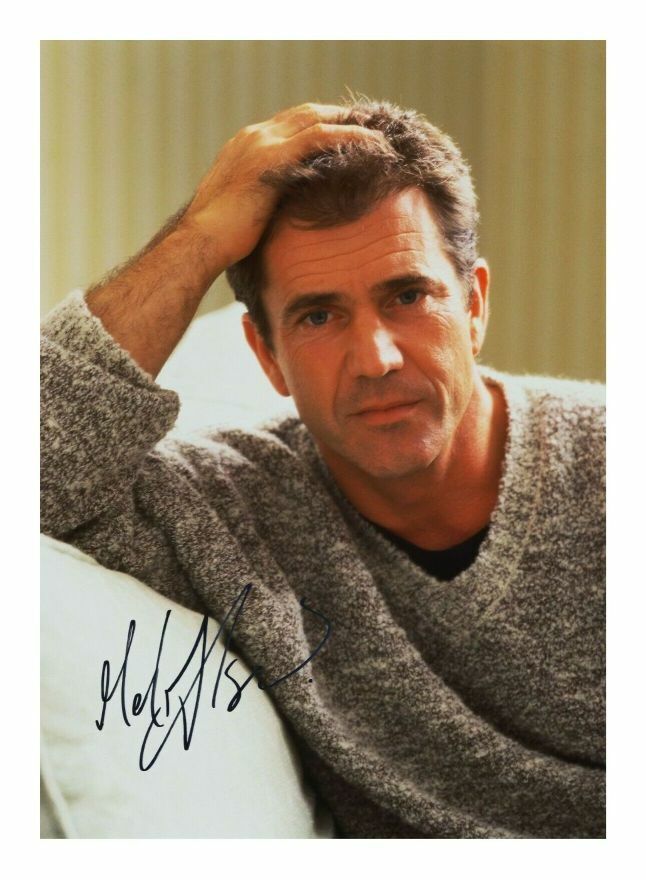 MEL GIBSON AUTOGRAPH SIGNED PP Photo Poster painting POSTER