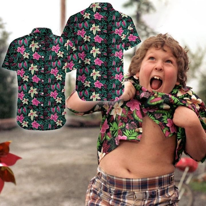 goonies chunk hawaiian shirt