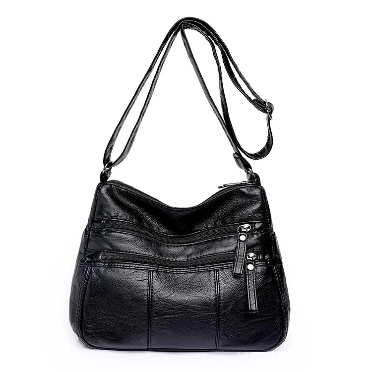 Women's Square Soft Leather Bag
