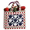 Handbag DIY Cross Stitch Purse Kit for Adult Beginners Women Shopping Handmade Braided Yarn Bag Material Set Embroidery Tote Bag Kits with Instruction tapestrymarket