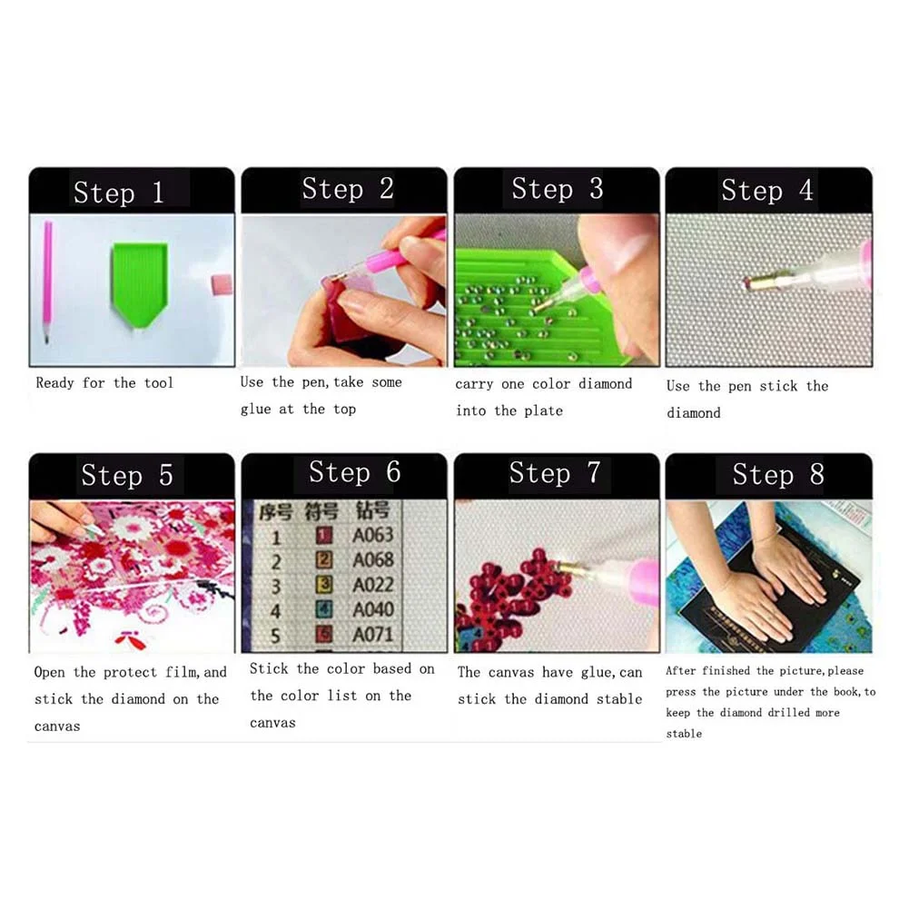 5D DIY Full Drill Diamond Painting Lake Night Cross Stitch Embroidery Mosai