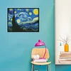 11CT Van Gogh'S Starry Sky - Stamped Cross Stitch 59*45cm/23.23*17.72in(Brand)