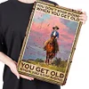 Cowgirl Riding Horse - Vintage Metal Signs - 20*30cm/30*40cm - Western
