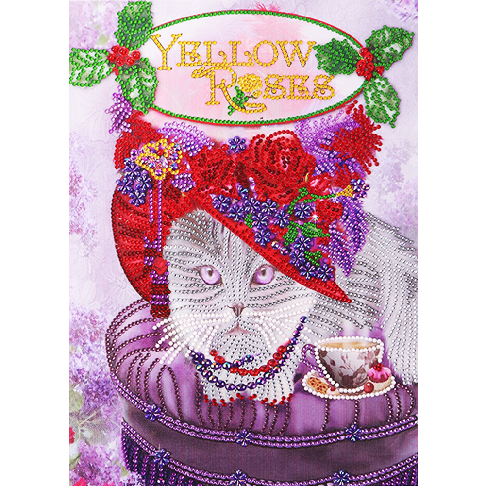 

Cute Cat - Special Shaped Diamond Painting - 30*40CM, 501 Original