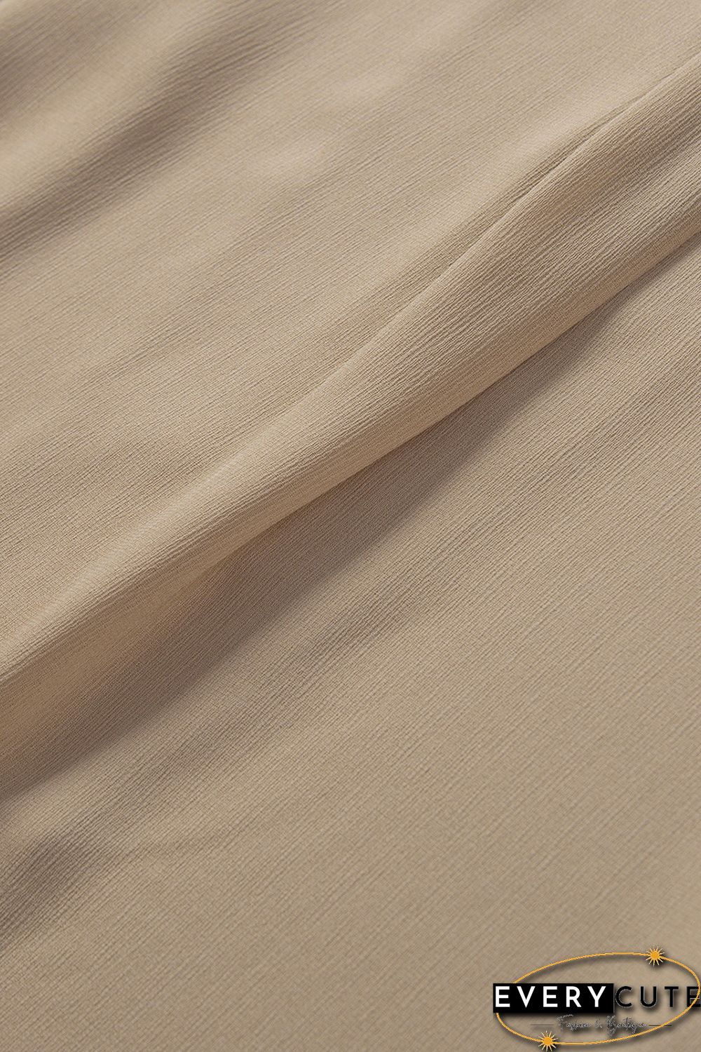 Khaki Button Front Short Sleeve Shirt