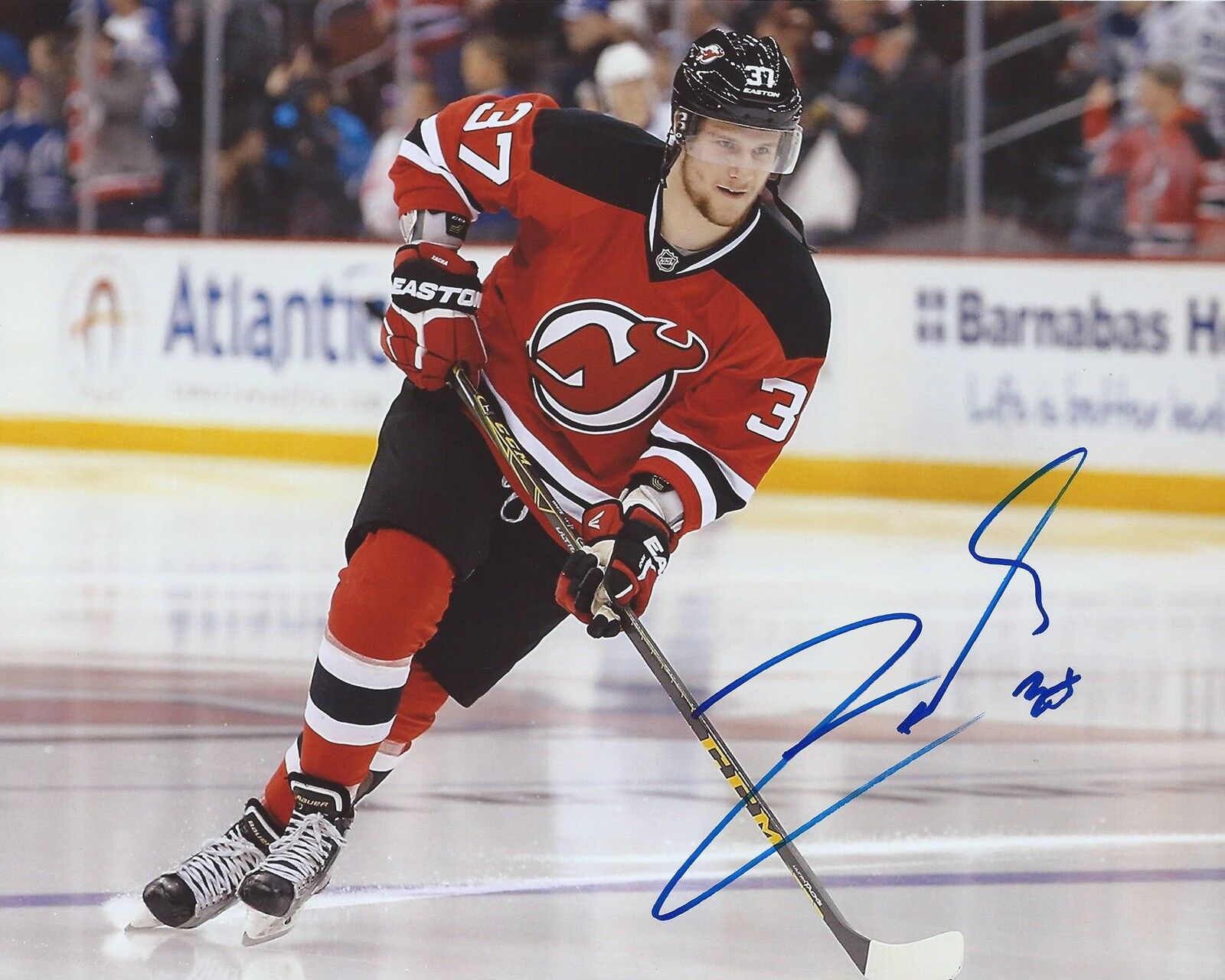 Pavel Zacha Signed 8x10 Photo Poster painting New Jersey Devils Autographed COA B