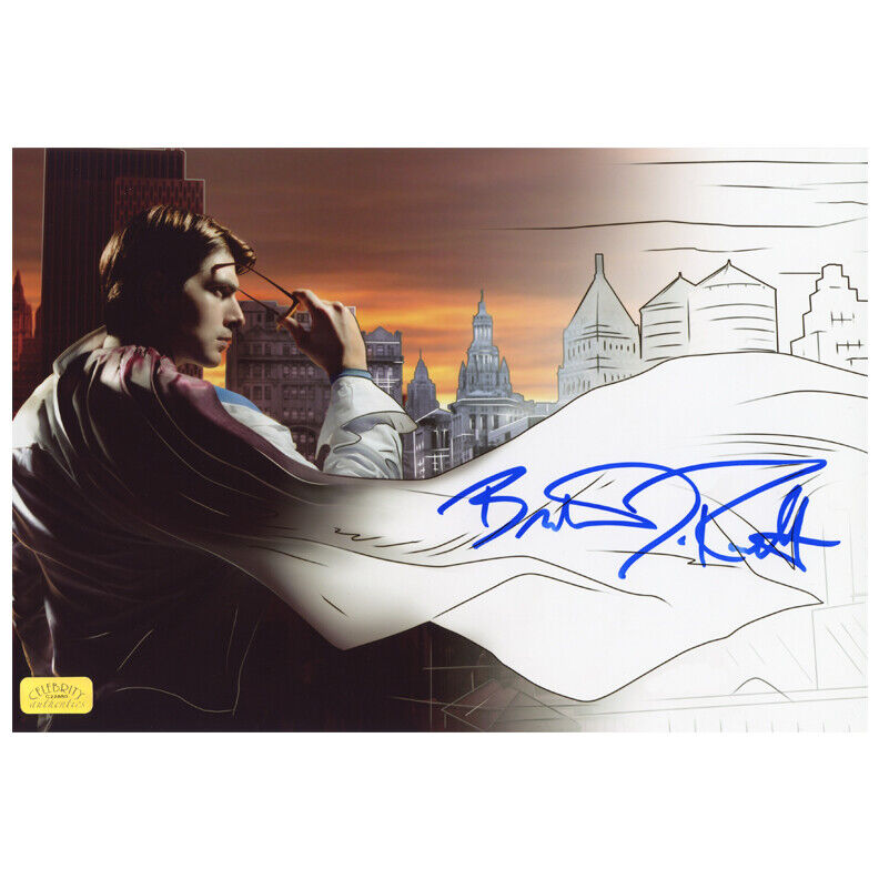 Brandon Routh Autographed Superman Returns Comic to Film 8.5x11 Photo Poster painting