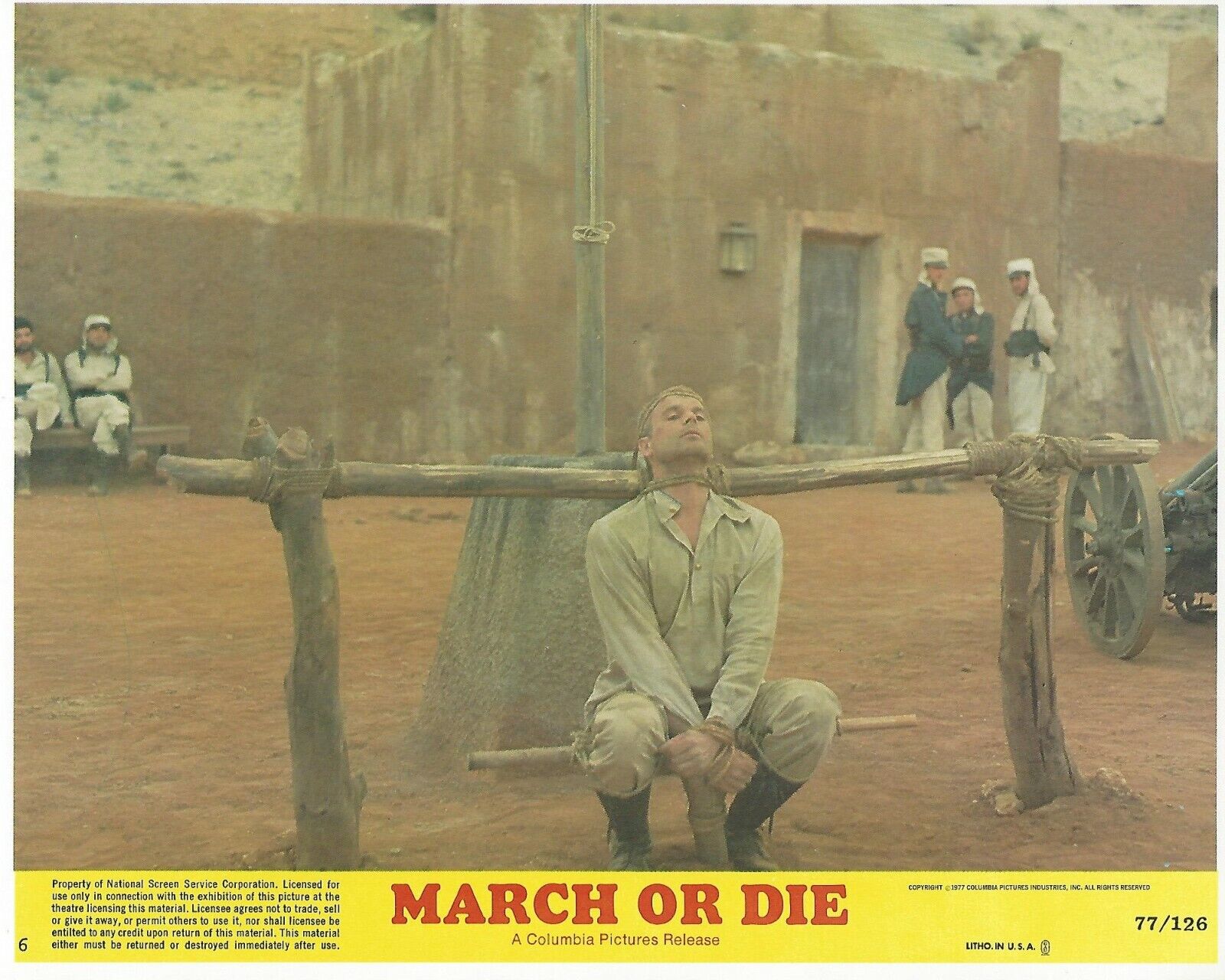 March Or Die Original 8x10 Lobby Card Poster 1977 Photo Poster painting #6 Terence Hill