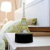 DIY Diamond Painting 7 Color Night Light Lamp Home Decoration Ornament Gift Kit(Eiffel Tower)