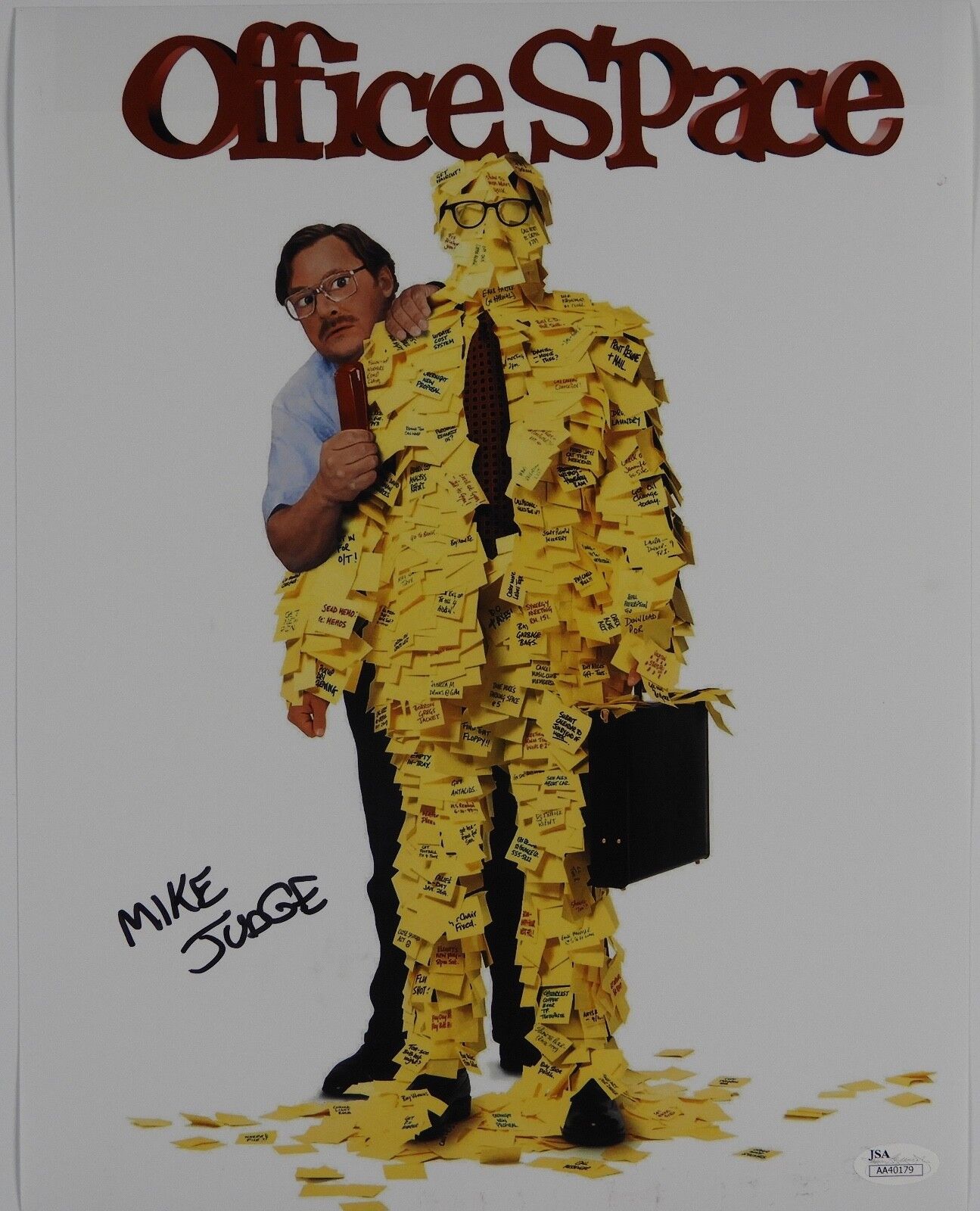 Mike Judge Office Space Autograph JSA 11 x 14 Signed Photo Poster painting