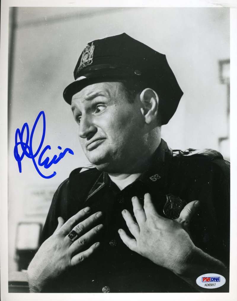 Al Lewis Car 54 Psa Dna Hand Signed 8x10 Photo Poster painting Authentic Autograph