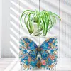 Porte-plante fleur papillon acrylique - 5d bricolage d&eacute;coration