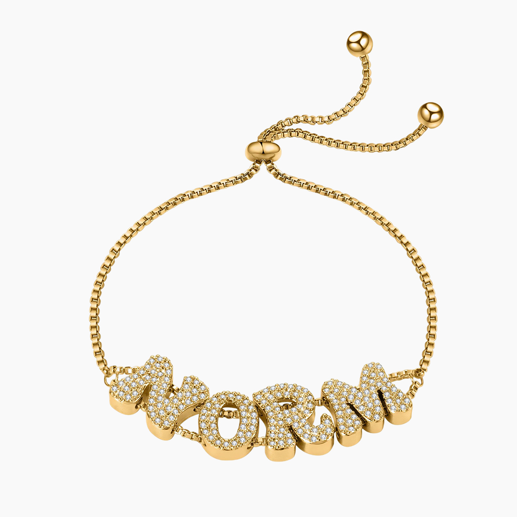 Custom Gold Bubble Bracelet
