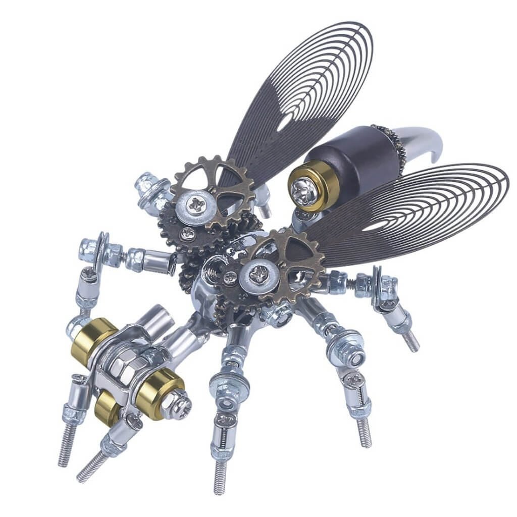 126Pcs 3D Metal DIY Mechanical Wasp Insect Puzzle Model Puzzle Jigsaw,okpuzzle,3dpuzzle,puzzle shop,puzzle store