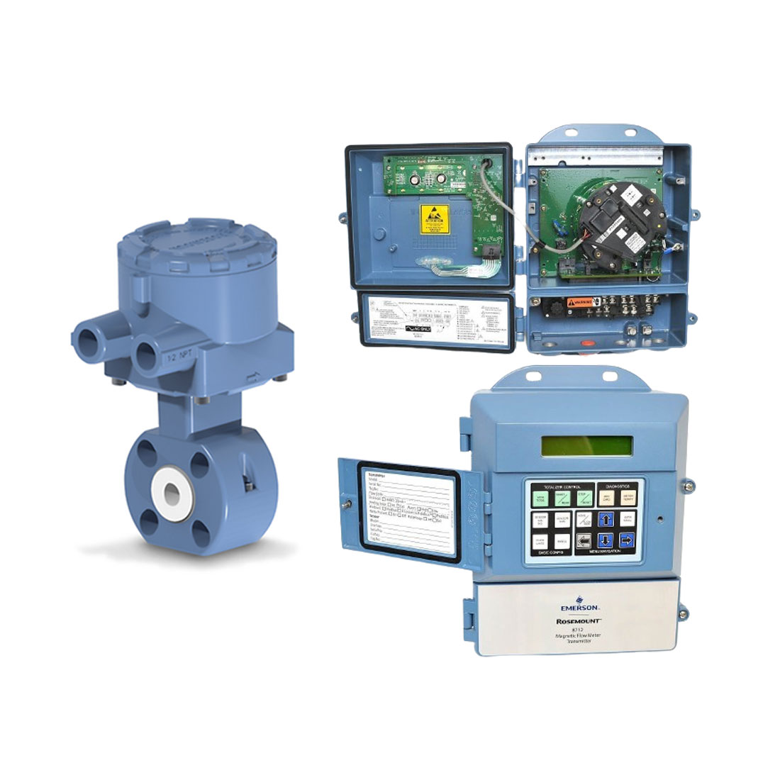 rosemount,Rosemount M-8712E Transmitter and 8711010 Sensor | Rosemount 8711 Wafer Magnetic Flow Meter