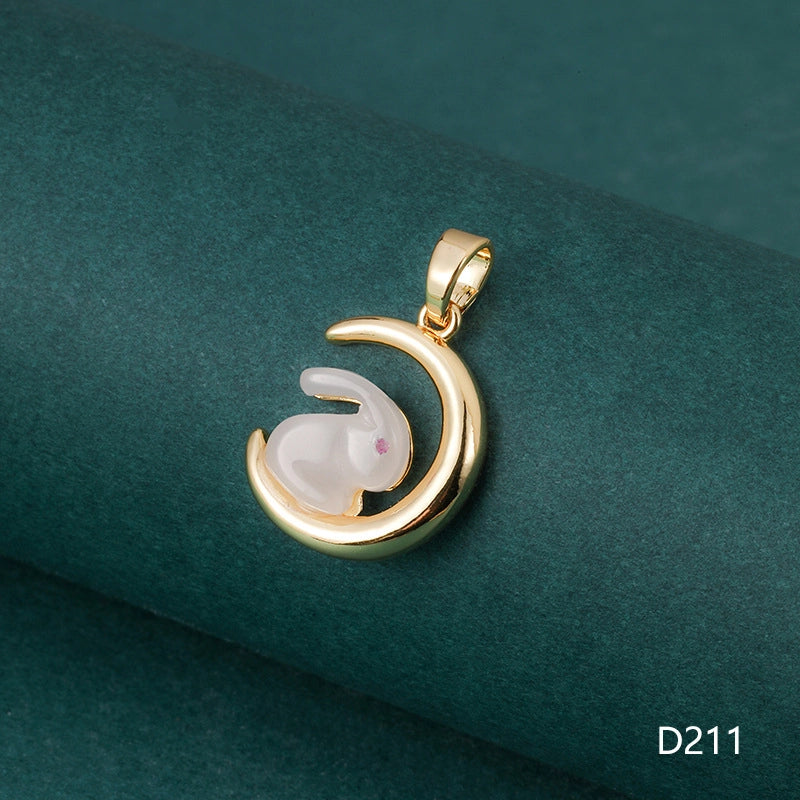 1 Piece 1-2cm Copper Zircon Geometric Jewelry Accessories Pendant