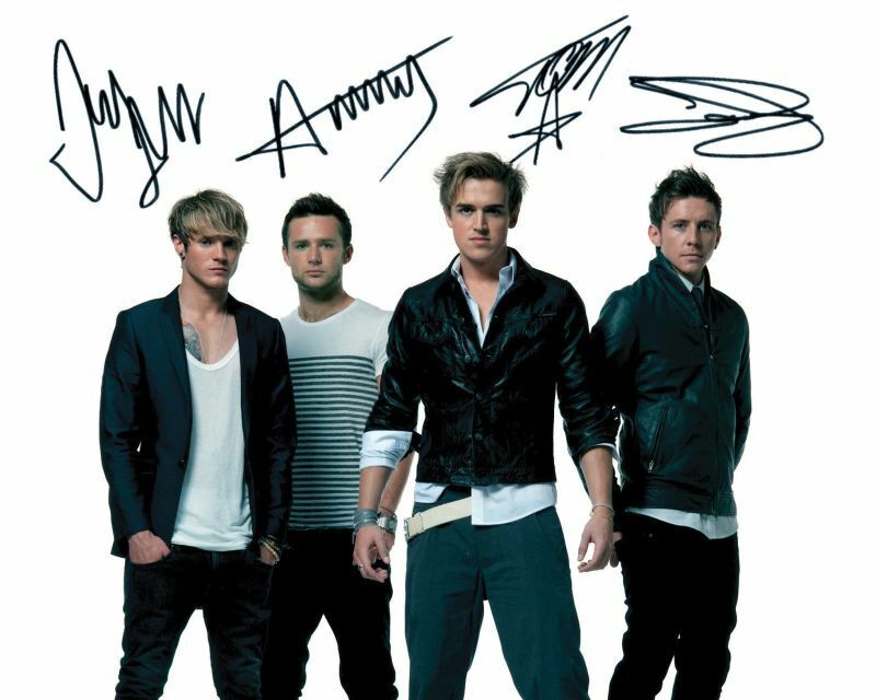 McFly Autograph Signed Photo Poster painting Print