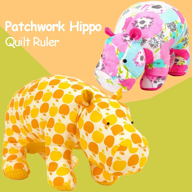 PDF Patchwork Hippo Quilt Pattern
