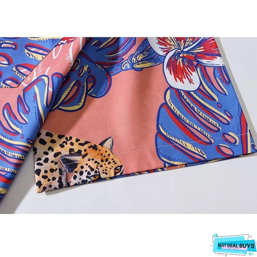 Flora And Fauna Print Shirt