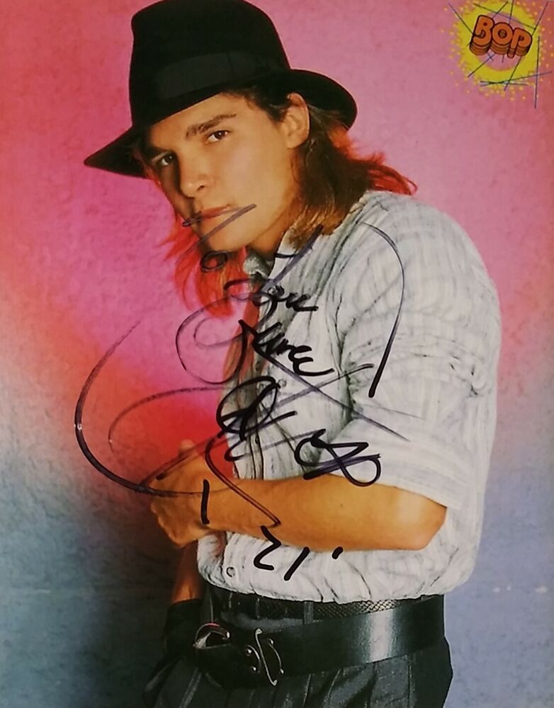 Corey Feldman signed 8 x 10