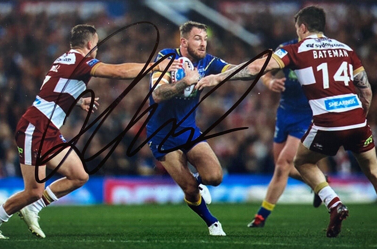 Daryl Clark Genuine Hand Signed 6X4 Photo Poster painting - Warrington Wolves