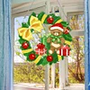 DIY Special Shaped Diamond Painting Wall Decor Wreath Hanging Kit(Christmas Bear)