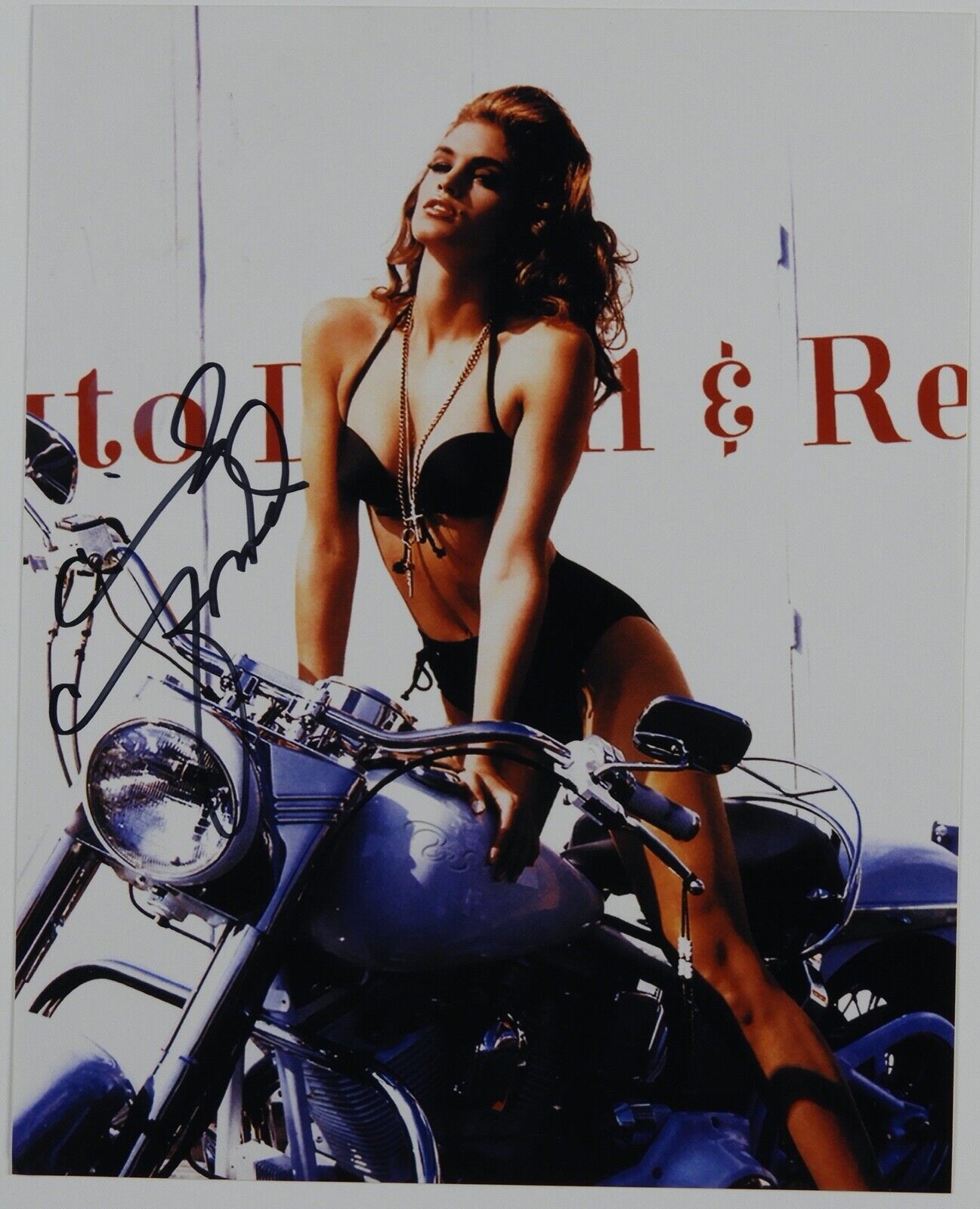 Cindy Crawford Signed Autograph JSA COA Photo Poster painting