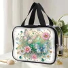 DIY Diamond Painting Portable Travel Makeup Bag Transparent PET Large Capacity Cosmetic Bag Kits