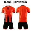 Custom Plain Quick Dry Team Training Wear Mens Sports Football Retro Soccer Jersey Uniforms Sets Soccer Wear