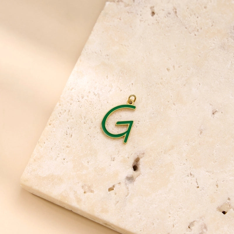 1 Piece 304 Stainless Steel Letter Jewelry Accessories Pendant