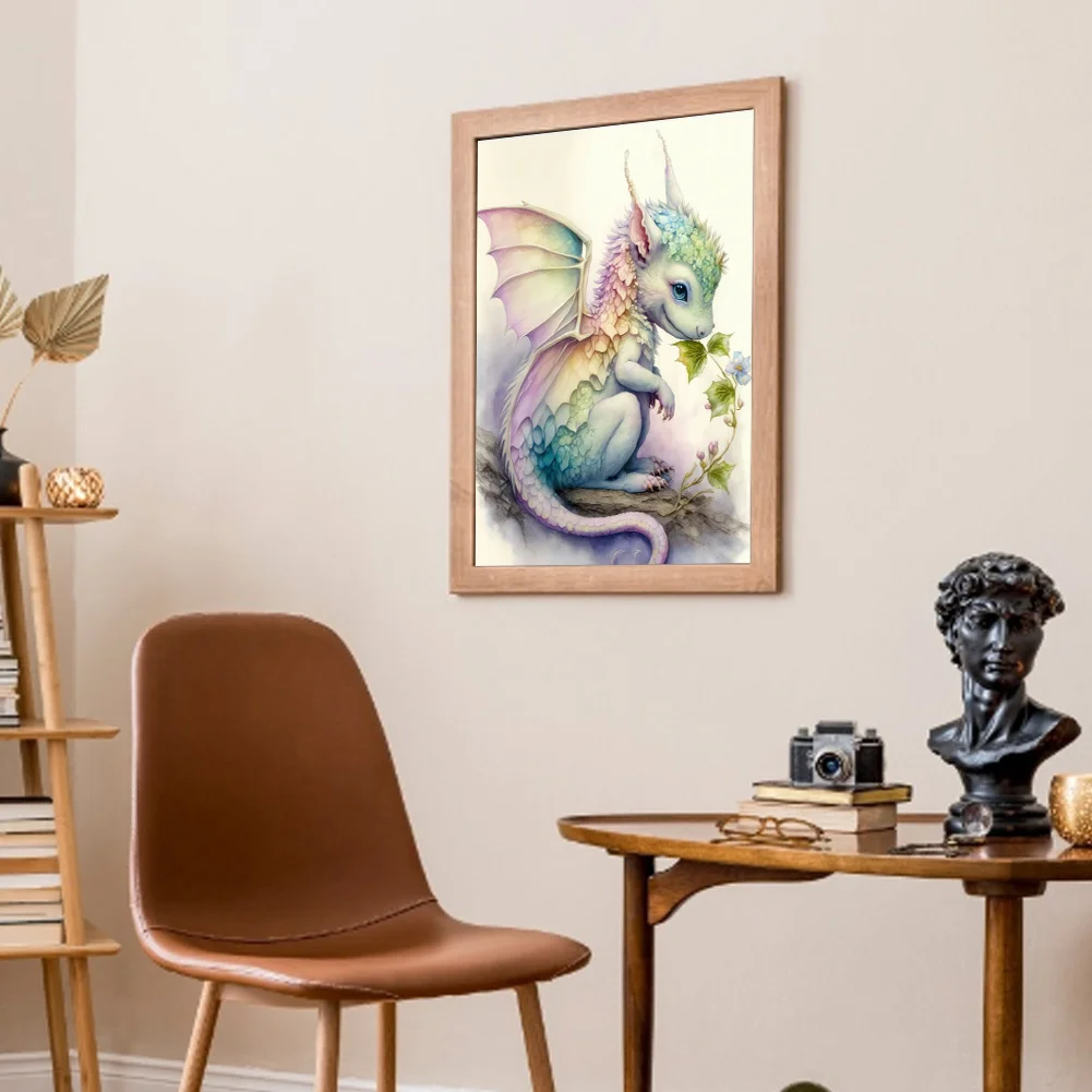 Diamond Painting - Full Round Drill - Dragon(30*40cm)