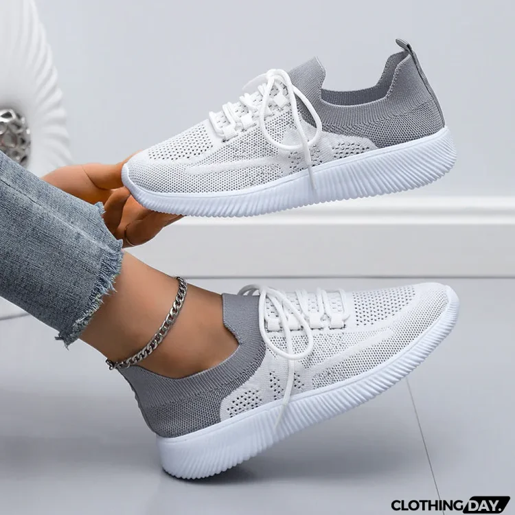 Women'Casual Mesh Colorblock Sneakers