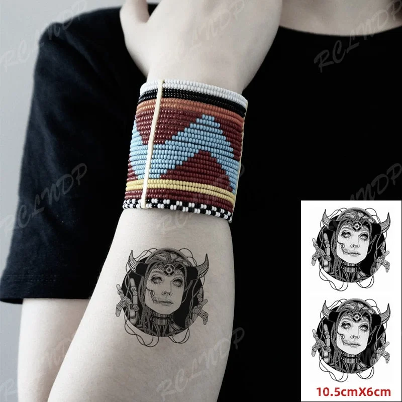 Waterproof Temporary Tattoo sticker Biological hazard Biohazard danger peace day tatto flash tatoo fake tattoos for men women