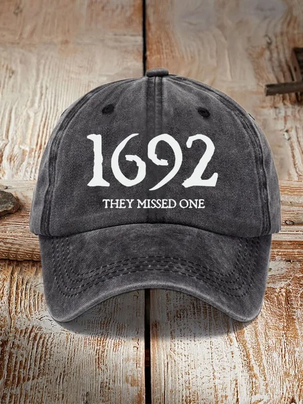 1692 They Missed One Salem Witch Sun Hat